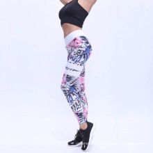 hot sex custom warm printed cotton leggings